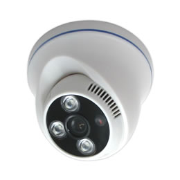 【NVR】屋内天井型カメラ 赤外線LED3灯 フルハイビジョン720P(OV9712) SEC-CAN-F