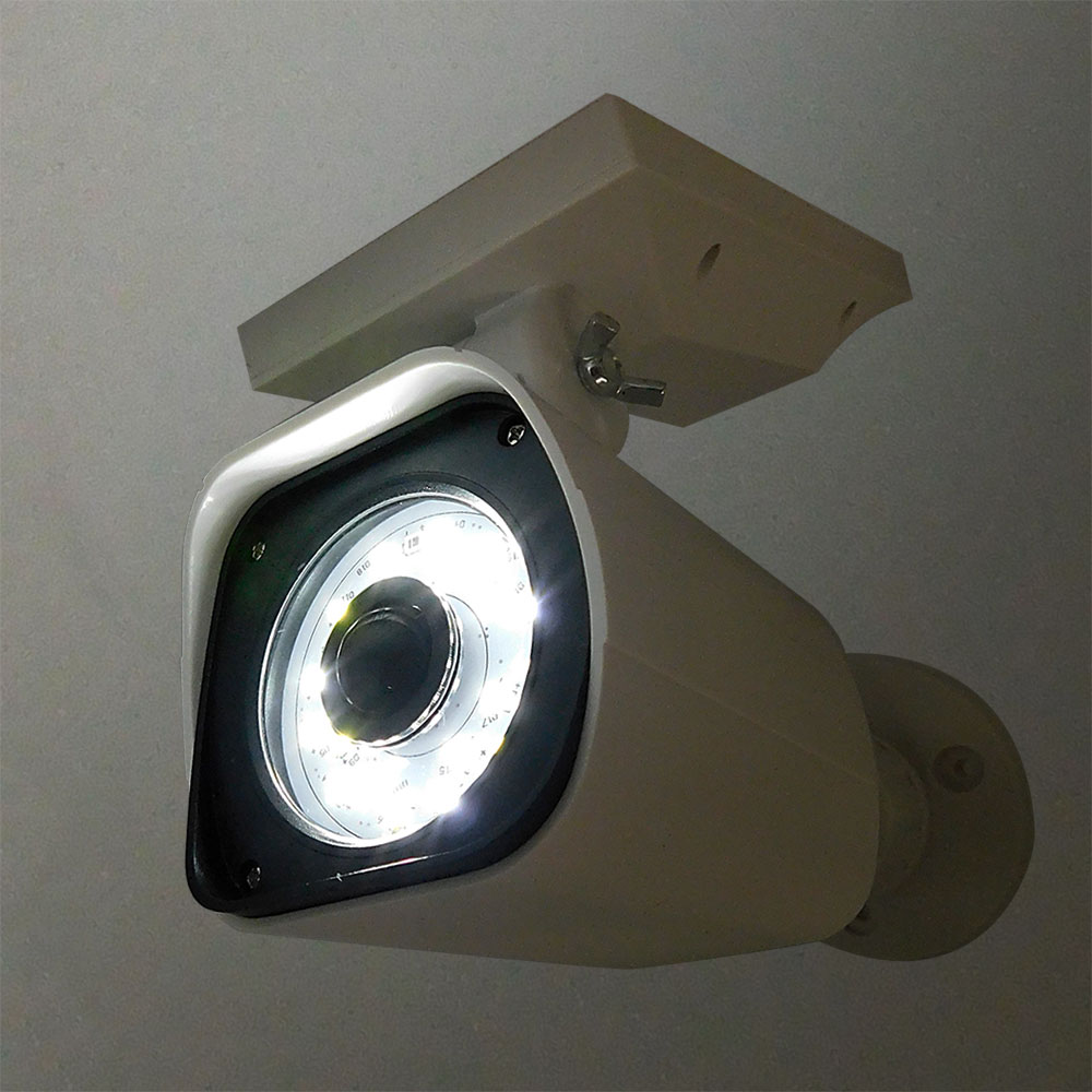 【ソーラー式】カメラ型LED警告灯