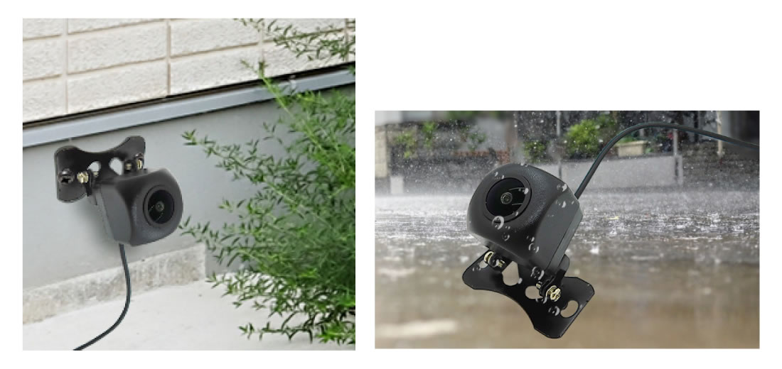 防水仕様の超小型屋外対応カメラ