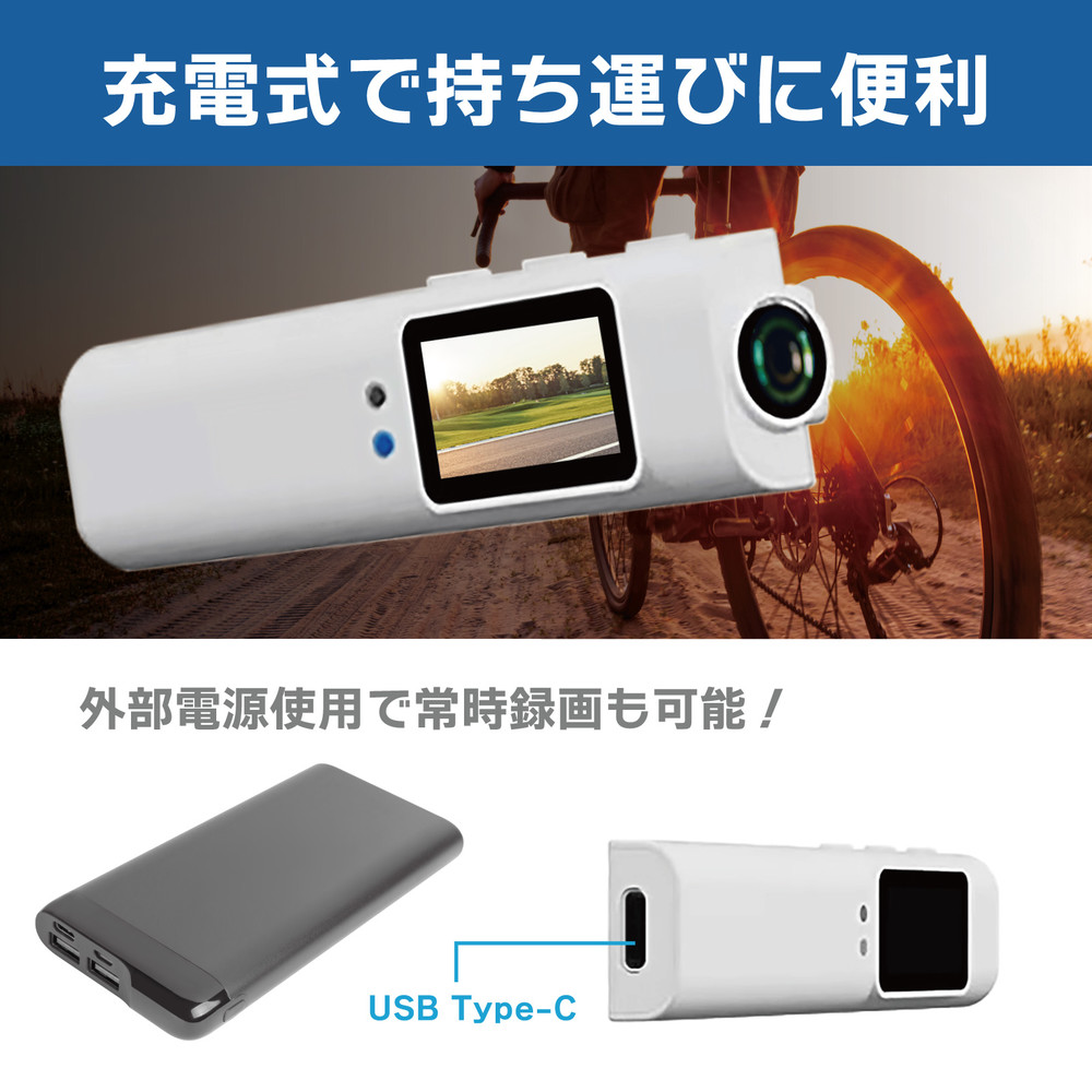 【Peta Came】PPATどこでも装着 LCD付き超小型モニターカメラ