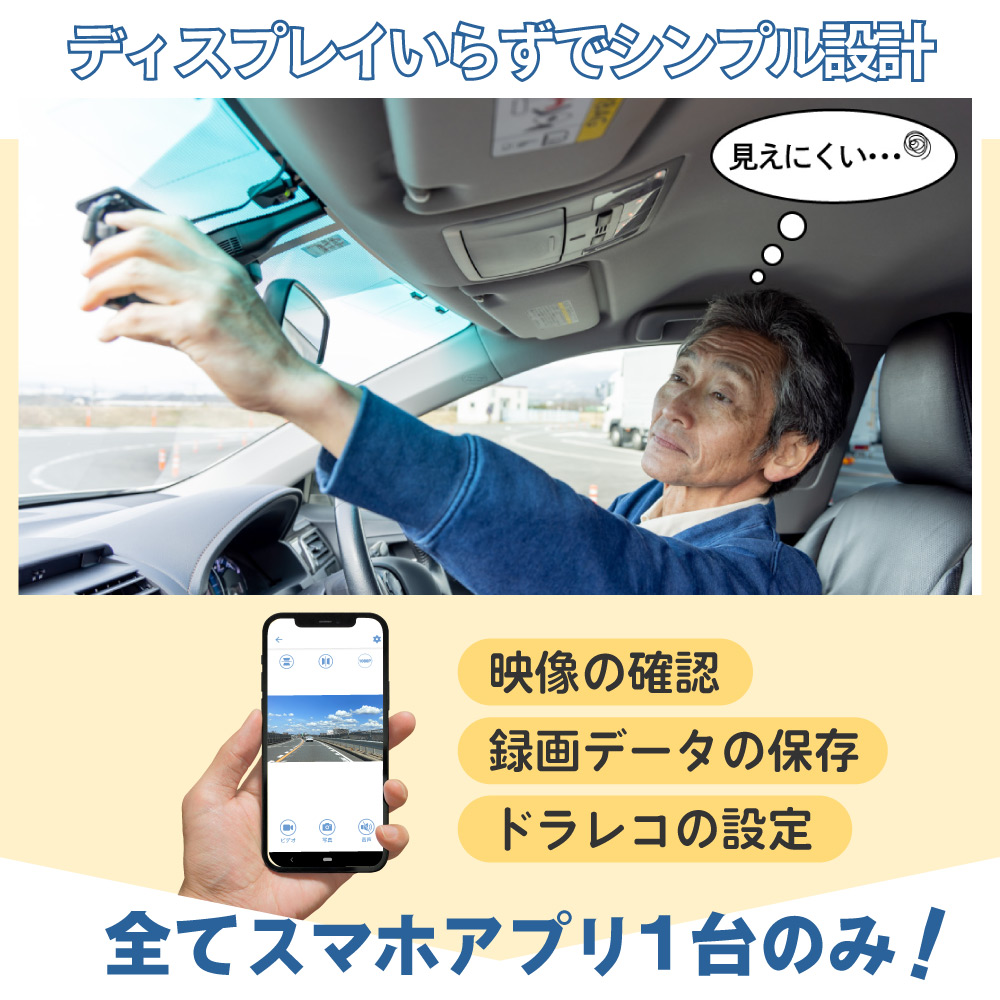 【貼るだけですぐ使える】Peta Cameソーラードライブレコーダー