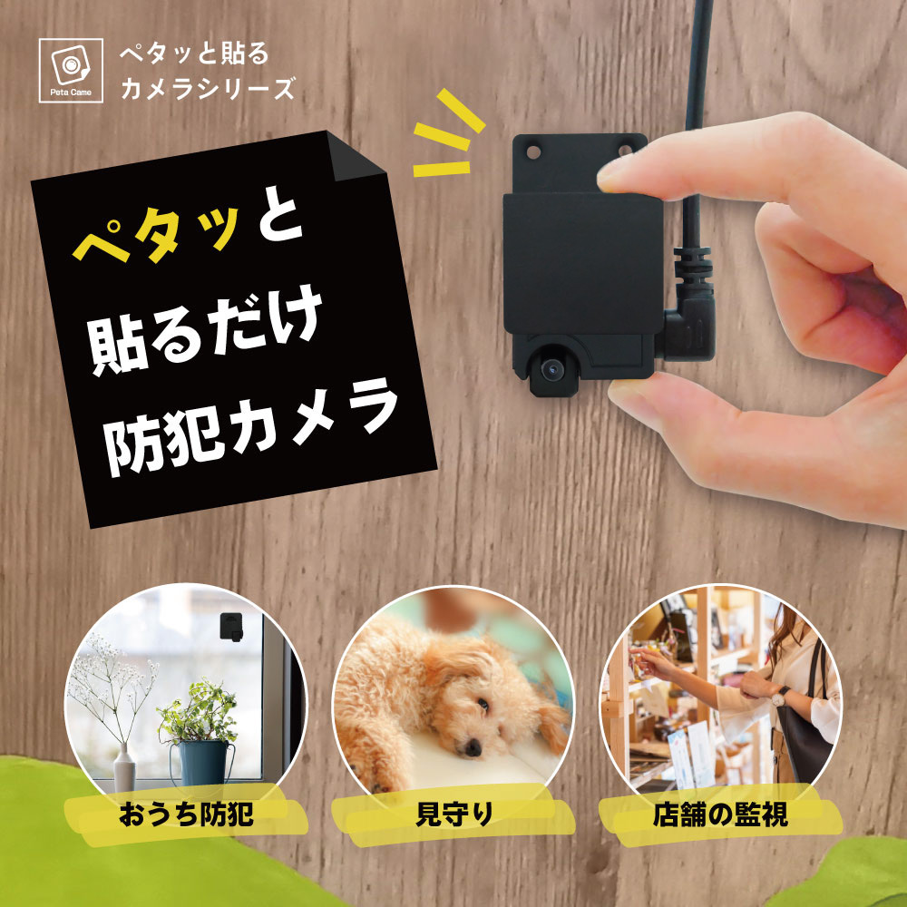【ペタッと貼るだけ】Peta Came 防犯カメラ