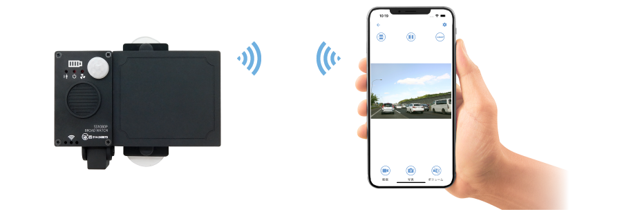 【Peta Came】超小型ソーラー充電ドライブレコーダー