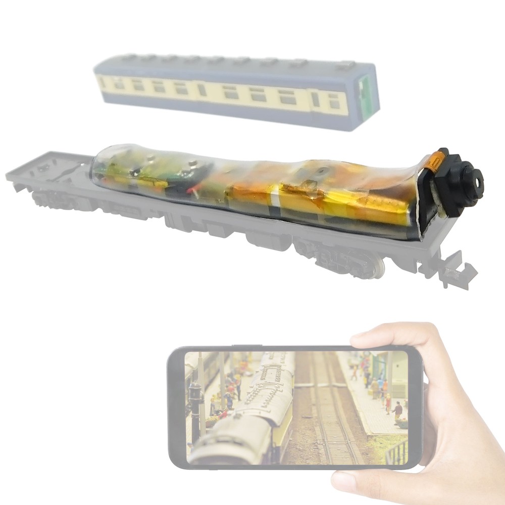 【Peta Came】PPAT<Nゲージ用>車両搭載カメラ