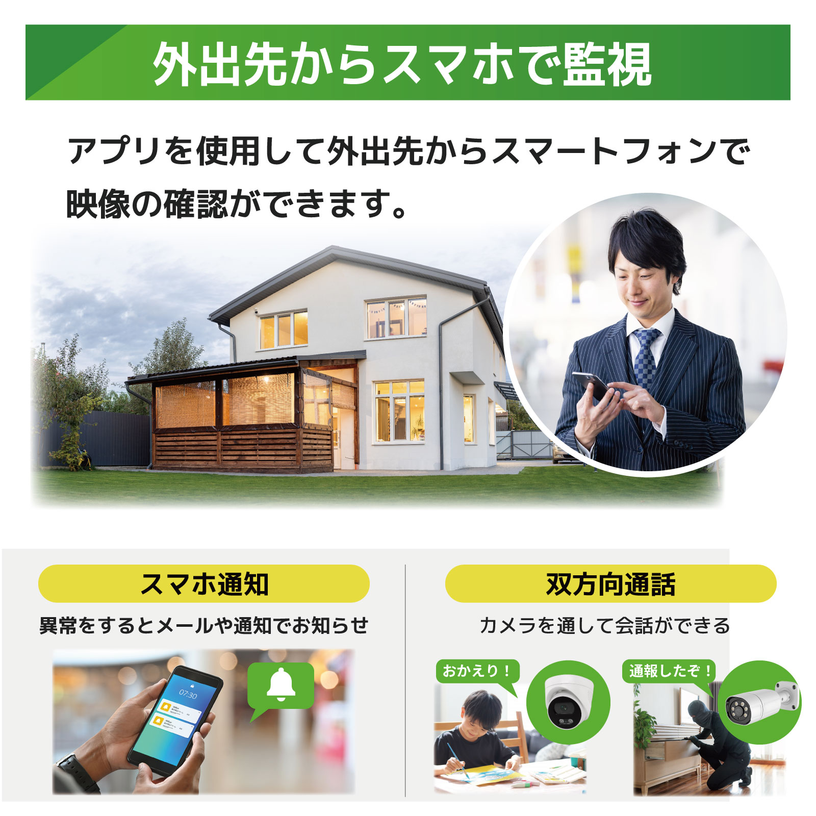 PoE NVR パレットカメラ／ドームカメラ混在型4K画質セット