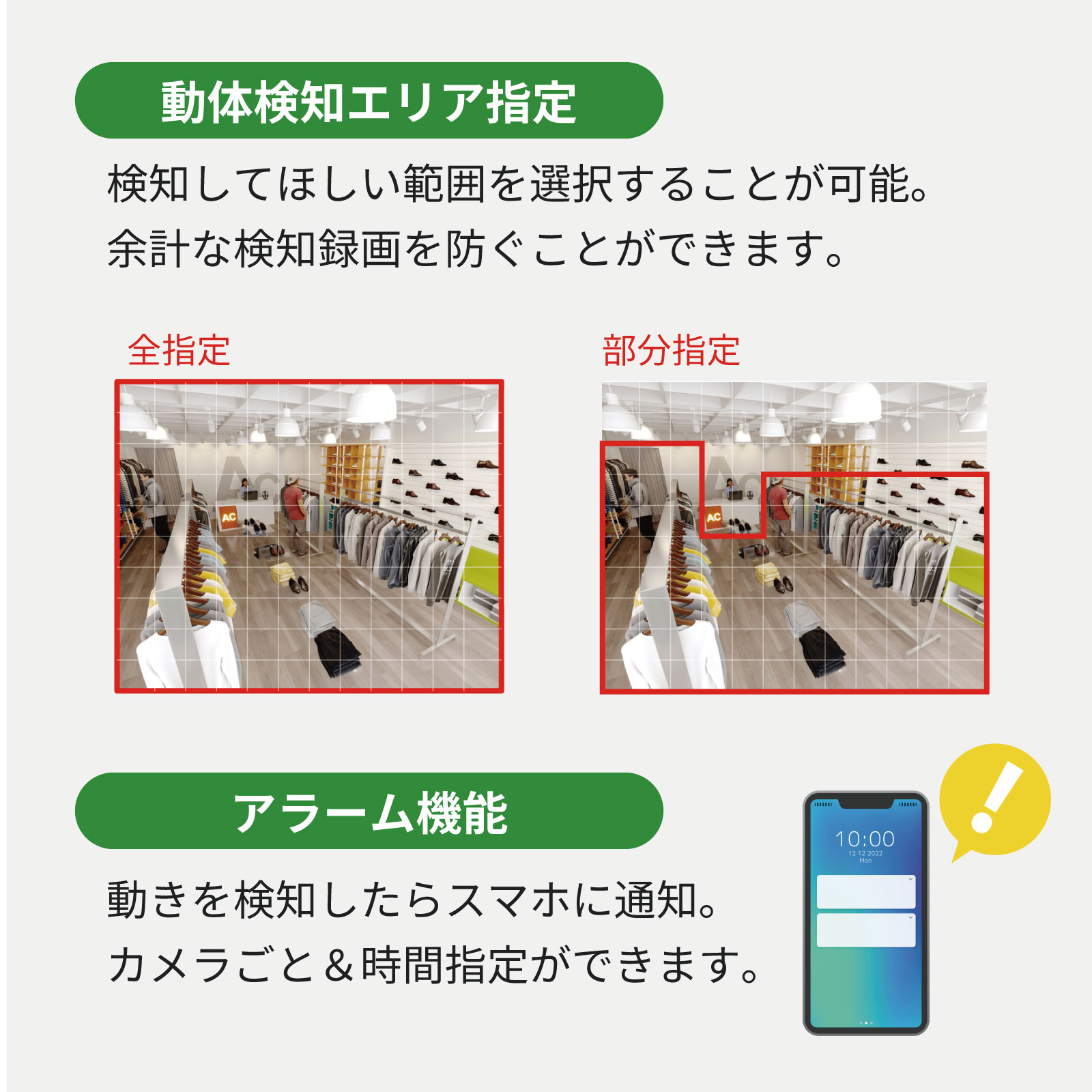 PoE NVR パレットカメラ／ドームカメラ混在型4K画質セット