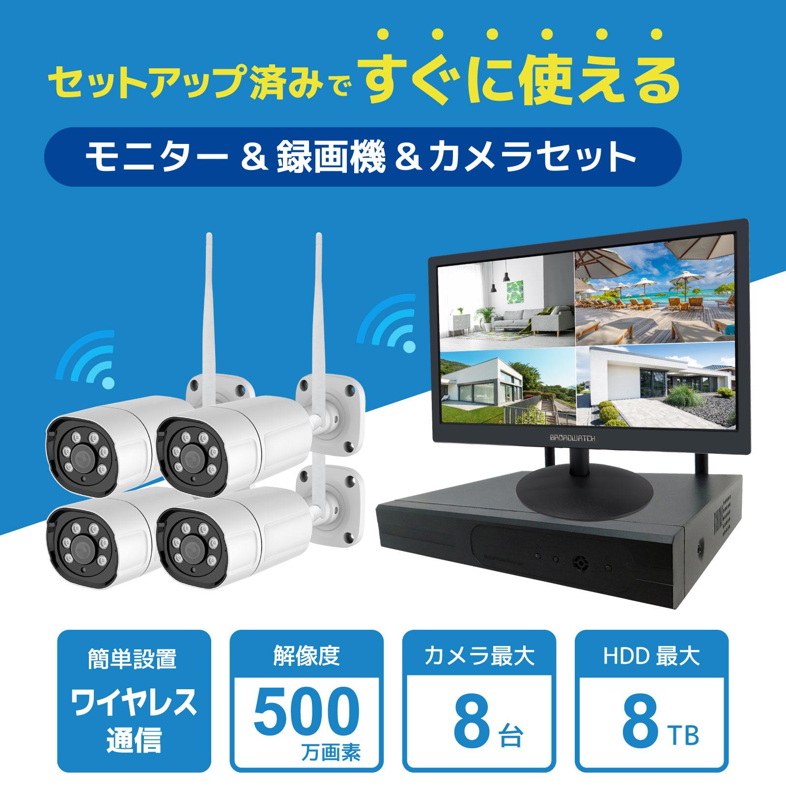 500万画素LCD分離型セット